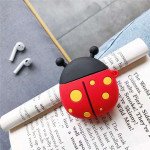 Wholesale Cute Design Cartoon Silicone Cover Skin for Airpod (1 / 2) Charging Case (Ladybug)